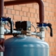 A commercial boiler